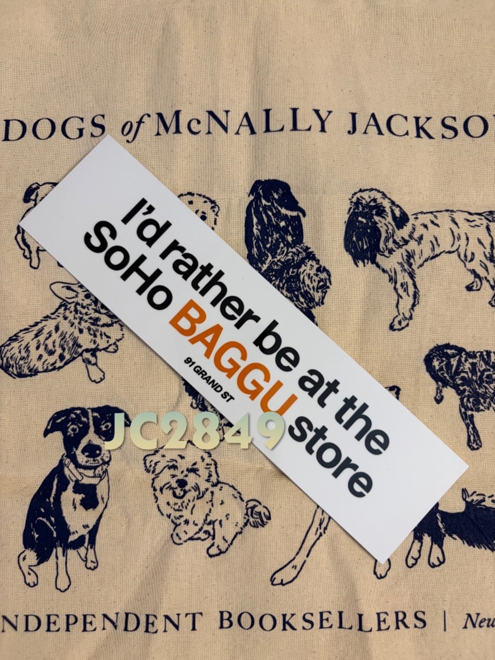 Baggu SoHo Store Sticker